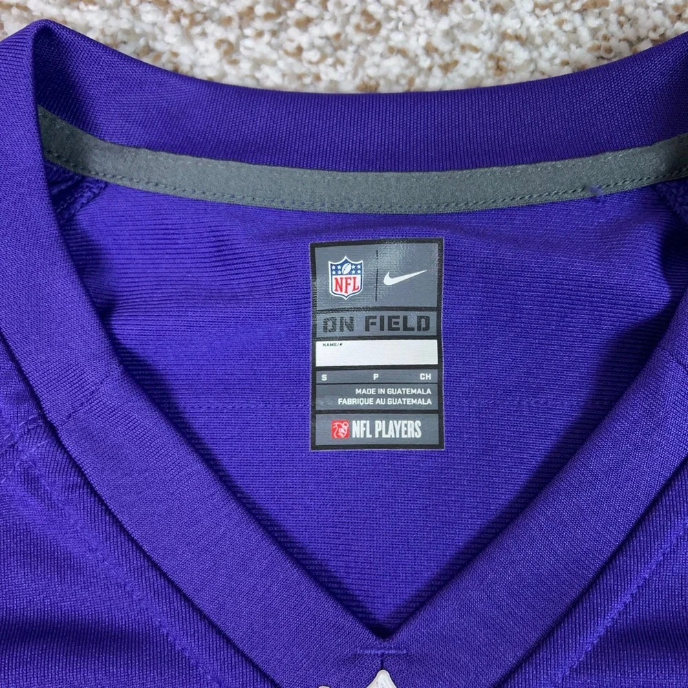 Minnesota Vikings Jersey Womens Small Purple Percy Harvin 12 Nike NFL Football